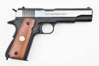DOUBLE BELL M1911A1 COLT MKⅣ S70刻印 木製グリップ版 ツートン