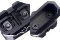 Aeroknoxタイプ AX メタルフォアグリップ  20mmレール M-LOK対応 BK