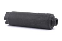 HUXWRX Flow 9k Tiタイプ PA12樹脂 3Dサプレッサー 14mm逆ネジ対応 BK