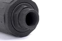 HUXWRX Flow 9k Tiタイプ PA12樹脂 3Dサプレッサー 14mm逆ネジ対応 BK