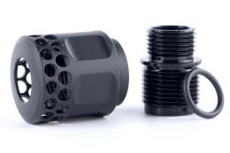 J12 タイプ コンペンセイター 12mm逆ネジ-14mm逆ネジ対応 BK