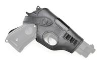 ベレッタ M9 M92対応 ベルトスライド カウレザー ホルスター 右手 BK