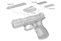 CSI/POSEIDON XG8スライド搭載 XO P-1 ガスブローバック ガスガン BB