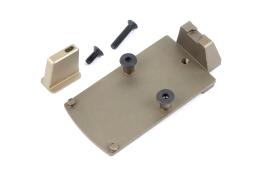 GUNDAY 東京マルイ グロック GEN3/GEN4対応 RMRマウント サイトセット TAN
