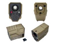 ACETECH Quadra コンペンセイター型 マズルフラッシュトレーサー TAN 14mm逆付属