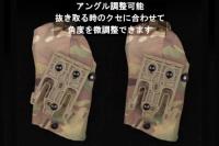 WoSporT P320&X300ライト対応 QLSホルスターセット 右向き BK