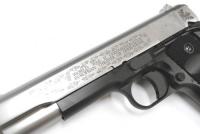 WE M1911A1 ヨーロッパ戦線刻印　シルバー　M1911A1　ガスガン