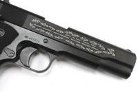 WE M1911A1 ヨーロッパ戦線刻印　ブラック　M1911A1　ガスガン