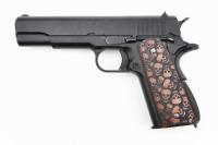 東京マルイ M1911A1 MEU 対応 ウッド グリップ パネル スカルバブル