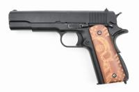 東京マルイ M1911A1 MEU 対応 ウッド グリップ パネル COLTスカル ナチュラル