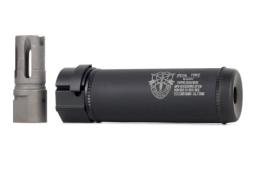 5KU SOCOM556Mini Aタイプ QDサプレッサーセット 14mm逆ネジ対応 BK