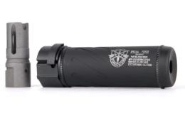 5KU SOCOM556Mini Bタイプ QDサプレッサーセット 14mm逆ネジ対応 BK
