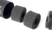 5KU SOCOM556Mini Bタイプ QDサプレッサーセット 14mm逆ネジ対応 BK