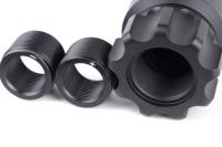 FMA SilencerCo Spectreタイプ 14mm正/逆ネジ対応 サプレッサー BK