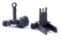 KACタイプ 20mmレール対応 フォールディング アイアンサイトセット BK
