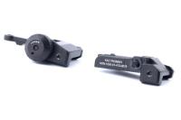 KACタイプ 20mmレール対応 フォールディング アイアンサイトセット BK