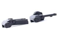 KACタイプ 20mmレール対応 フォールディング アイアンサイトセット BK