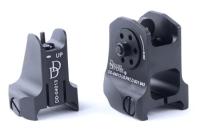 Daniel Defenseタイプ 20mmレール対応 アイアンサイトセット BK