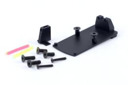 GUNDAY 東京マルイ P320 GBB対応 RMRマウント サイトセット BK