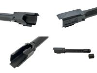 GUNDAY TRUE タイプ 東京マルイ P320 フル対応 14mm逆ネジ アウターバレル BK