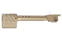 GUNDAY 東京マルイ P320 フル対応 TRUE+HC320Rタイプ アウターバレル TAN