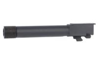 GUNDAY VFC グロック19 GEN5対応 14mm逆 スチール アウターバレル BK