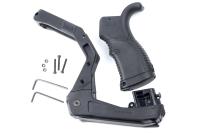 東京マルイ M4 GBBシリーズ対応 FAB タイプ AR-Podium グリップバイポッド BK