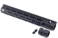 DOUBLE BELL M4 電動ガン対応 13 inch M-LOK メタル ハンドガード BK