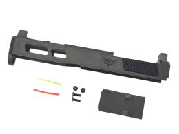 GUNDAY 東京マルイ グロック19 GEN5 MOS 対応 ZPS5 スタイル スライド BK
