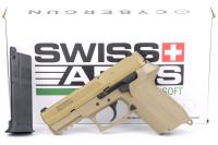 CyberGun Swiss Arms MILE SP2022 ガスブローバック ガスガン FDE