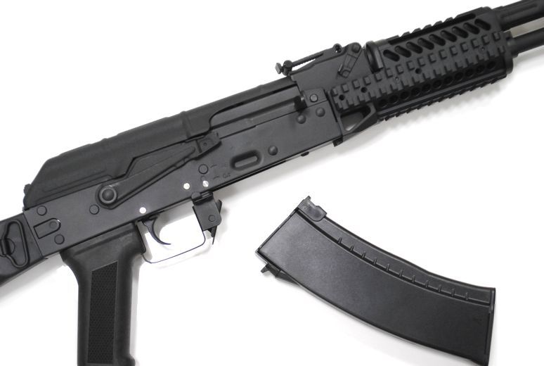 DOUBLE BELL AK 20mmレールハンドガード装備 ブラック No.019　